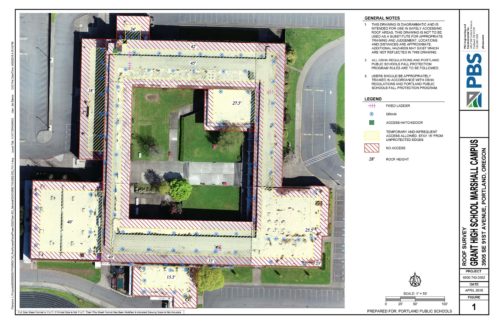 Portland Public Schools Roof Access Plan 3