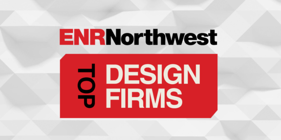 Text image: ENR Names PBS a Top Design Firm