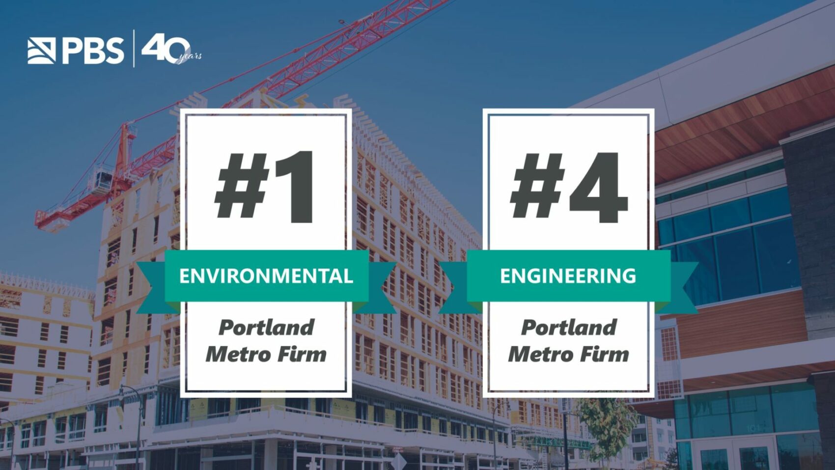 PBS ranked top among Portland's environmental and engineering services firms