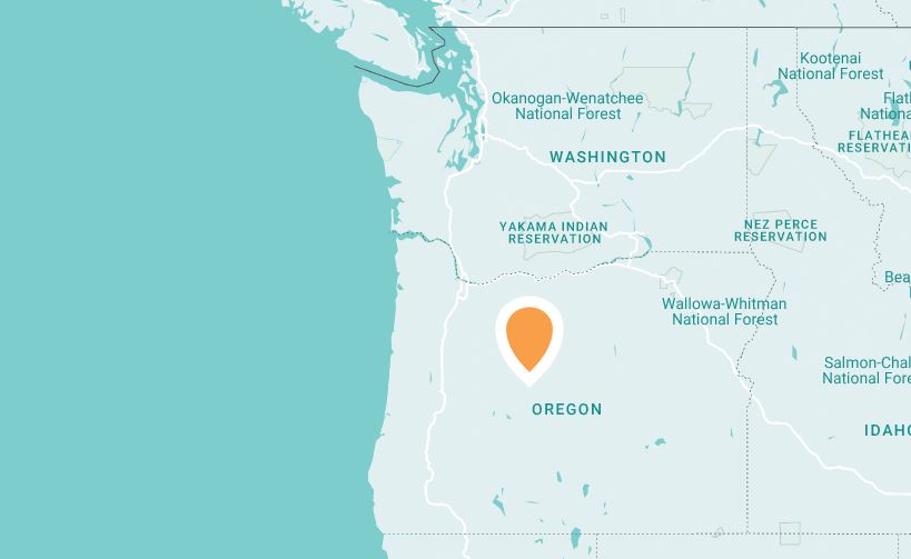 Bend Oregon map
