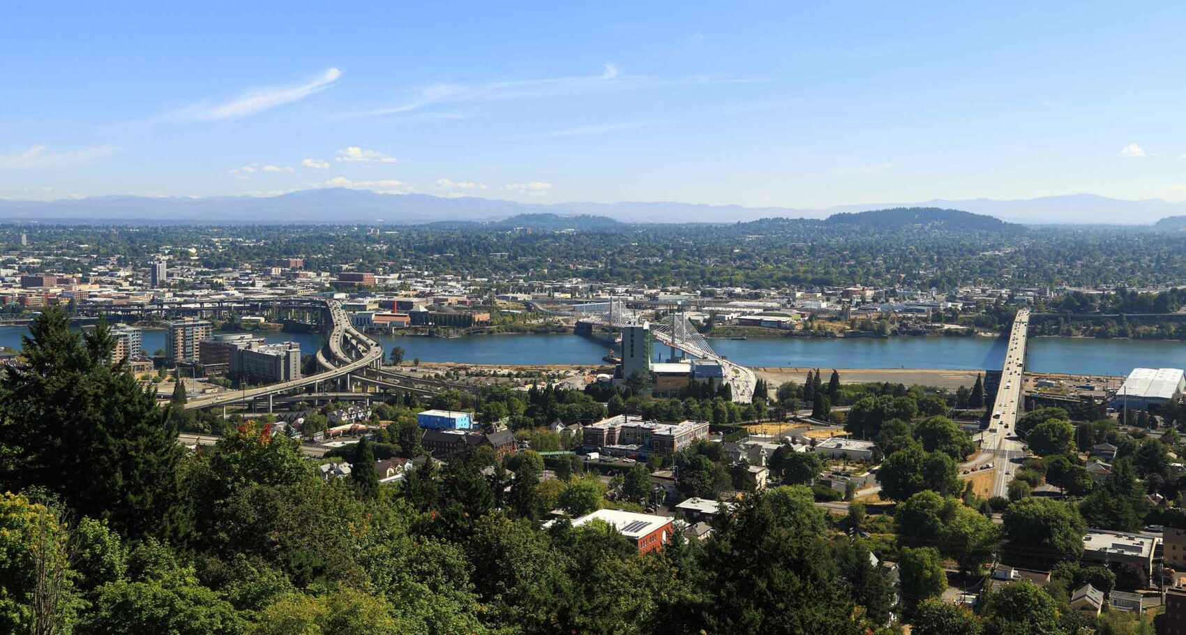 Portland aerial view